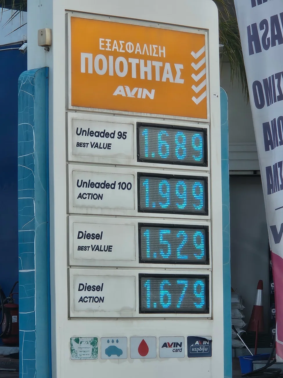 Καύσιμα Σύγκριση τιμής βενζίνης και πετρελαίου με τον περσινό Σεπτέμβριο